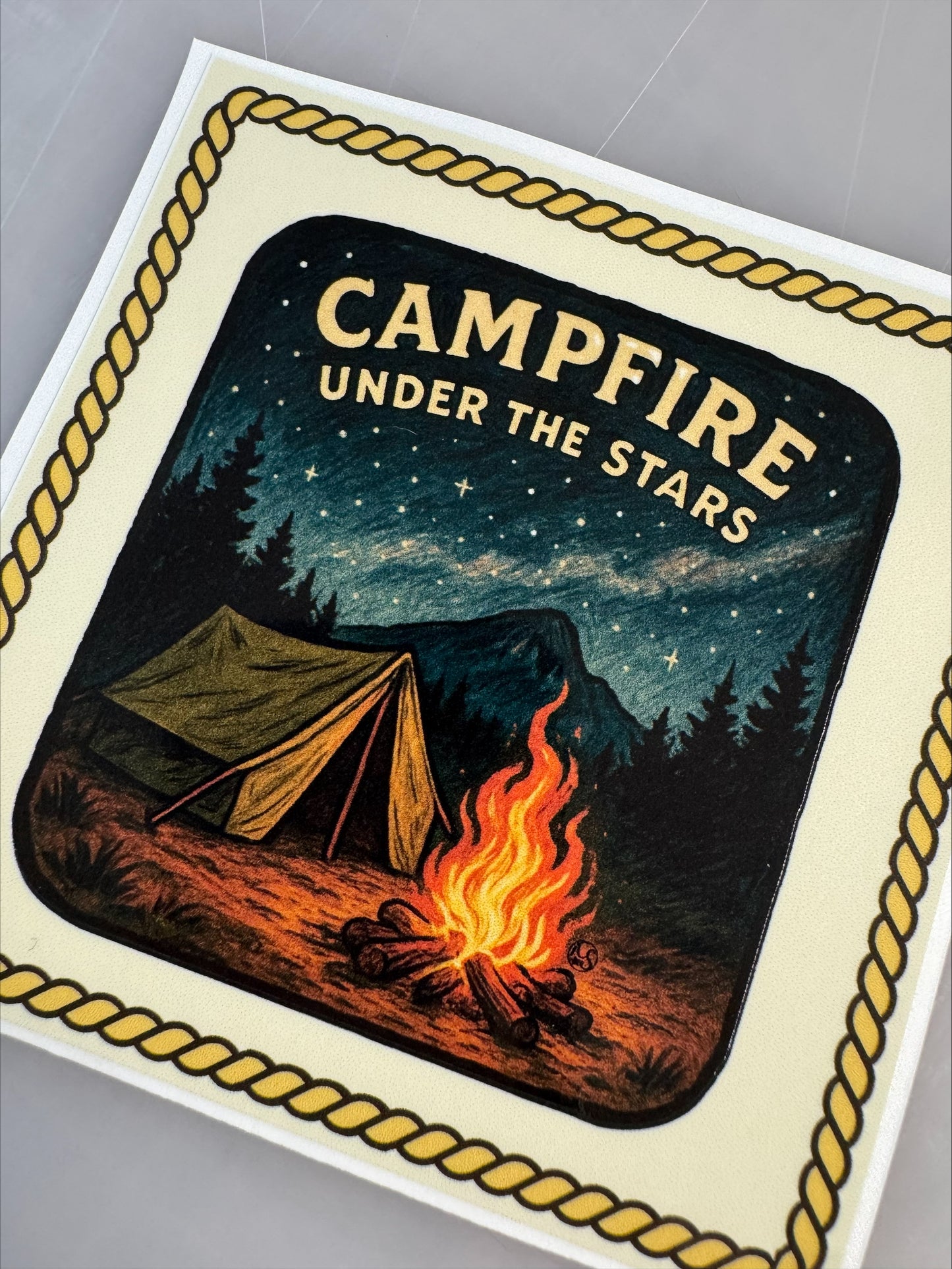 Campfire Under the Stars